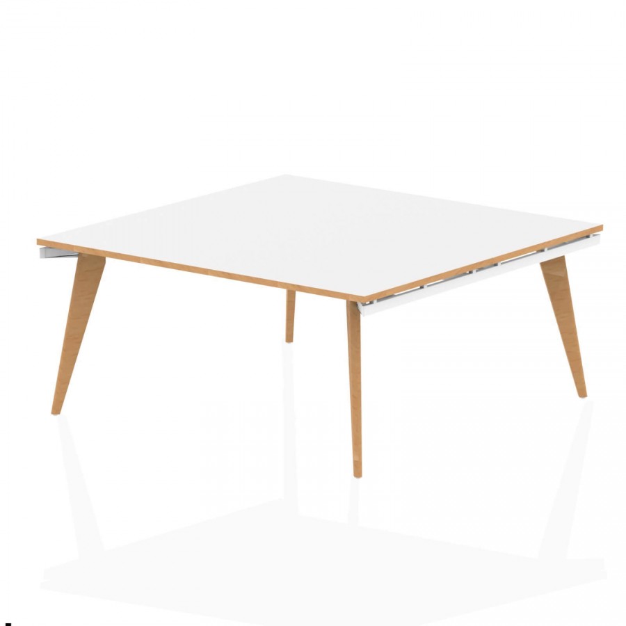 Oslo Square Boardroom Wood Frame Bench Desk